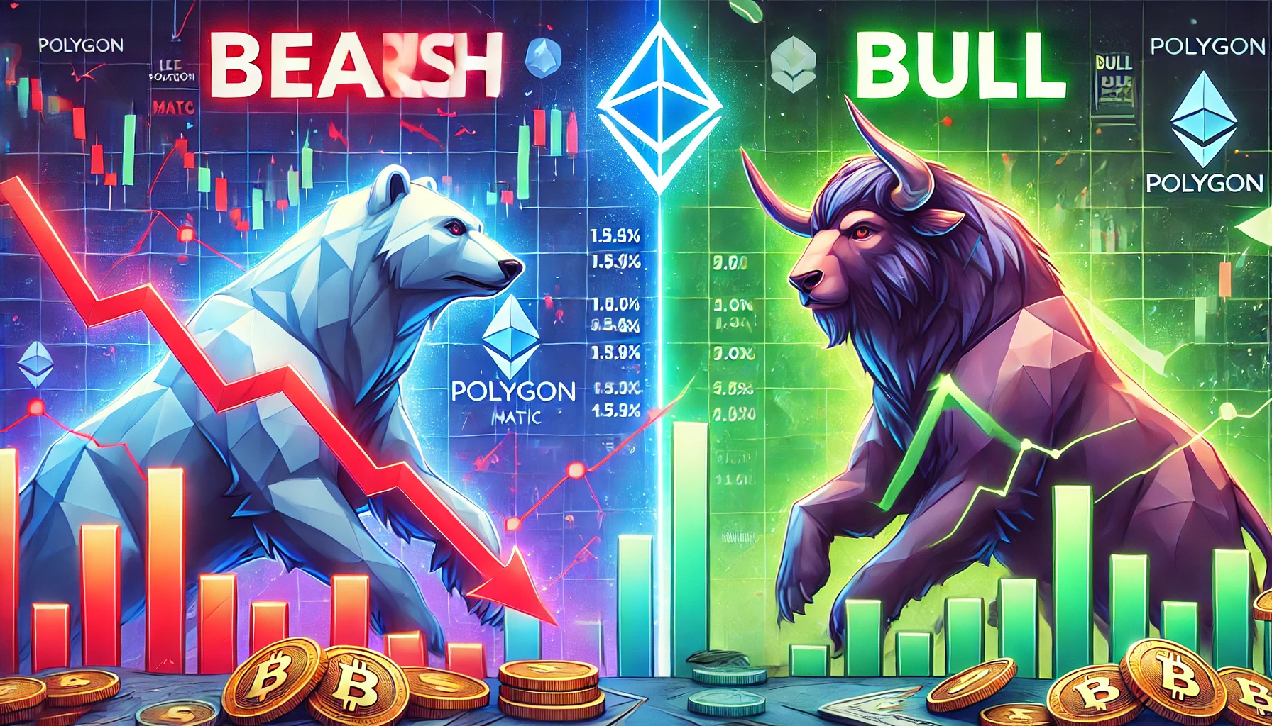Bear vs Bull - Polygon